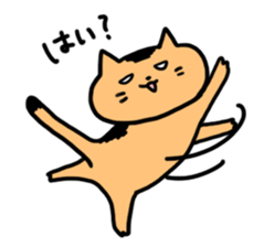 The cat in my neighborhood sticker #6596651