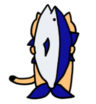 The cat in my neighborhood sticker #6596658