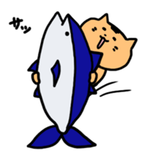 The cat in my neighborhood sticker #6596660