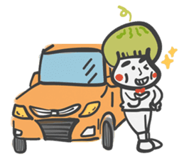 Hey!!!I'm watermelon boy sticker #6597346