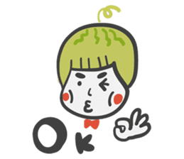 Hey!!!I'm watermelon boy sticker #6597347