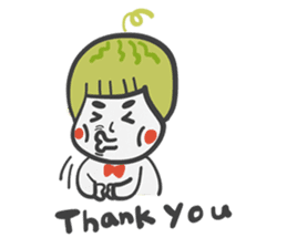 Hey!!!I'm watermelon boy sticker #6597350