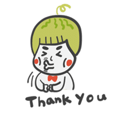 Hey!!!I'm watermelon boy sticker #6597350