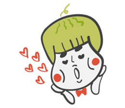 Hey!!!I'm watermelon boy sticker #6597356