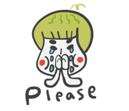 Hey!!!I'm watermelon boy sticker #6597359