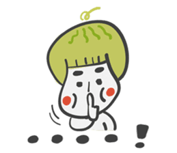 Hey!!!I'm watermelon boy sticker #6597361