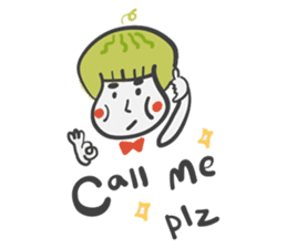 Hey!!!I'm watermelon boy sticker #6597364