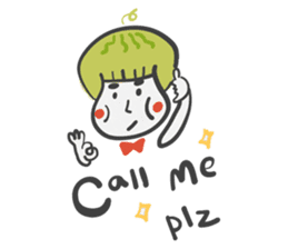 Hey!!!I'm watermelon boy sticker #6597364