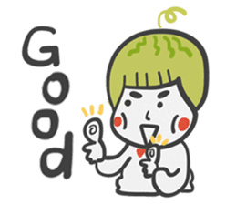 Hey!!!I'm watermelon boy sticker #6597365