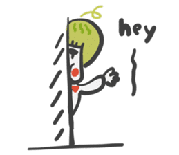 Hey!!!I'm watermelon boy sticker #6597377