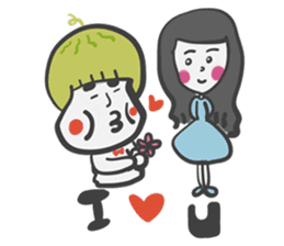 Hey!!!I'm watermelon boy sticker #6597381