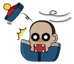 Cute zombie 2 sticker #6597433