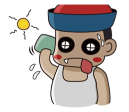 Cute zombie 2 sticker #6597440