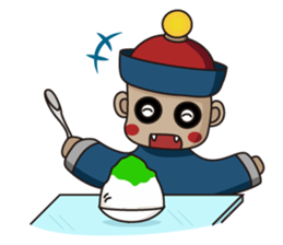 Cute zombie 2 sticker #6597442