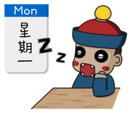 Cute zombie 2 sticker #6597448