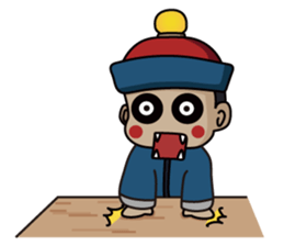 Cute zombie 2 sticker #6597452