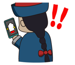 Cute zombie 2 sticker #6597460