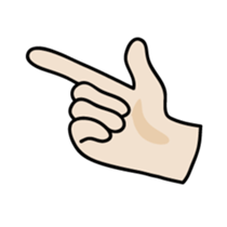 drawing of hands sticker #6597624