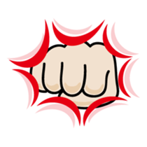 drawing of hands sticker #6597625