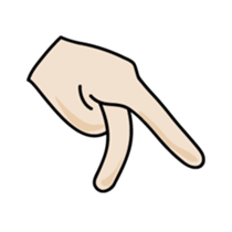 drawing of hands sticker #6597626