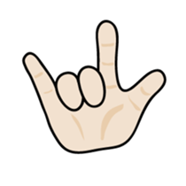 drawing of hands sticker #6597627