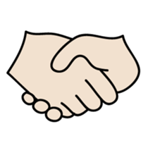 drawing of hands sticker #6597630