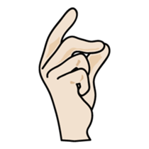 drawing of hands sticker #6597631