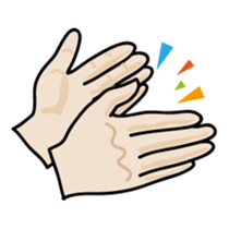 drawing of hands sticker #6597633