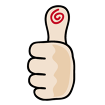 drawing of hands sticker #6597635