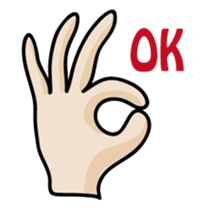 drawing of hands sticker #6597636