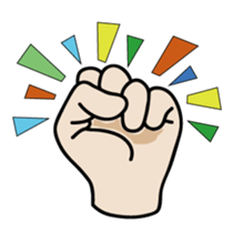 drawing of hands sticker #6597637