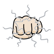 drawing of hands sticker #6597651