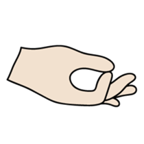 drawing of hands sticker #6597654