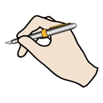 drawing of hands sticker #6597657