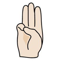 drawing of hands sticker #6597658