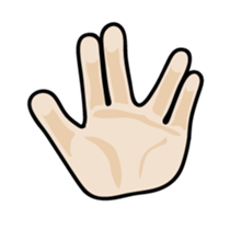 drawing of hands sticker #6597659