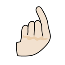 drawing of hands sticker #6597662