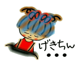 Tomboyish RIKO of Kansai accent, 2. sticker #6597962