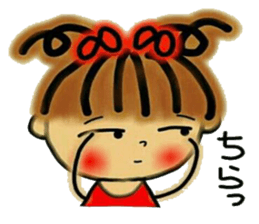 Tomboyish RIKO of Kansai accent, 2. sticker #6597963