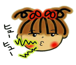 Tomboyish RIKO of Kansai accent, 2. sticker #6597967