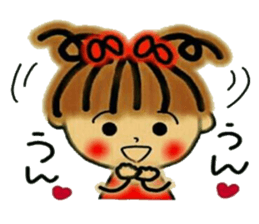 Tomboyish RIKO of Kansai accent, 2. sticker #6597969