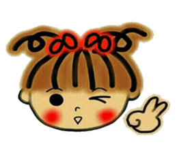 Tomboyish RIKO of Kansai accent, 2. sticker #6597971