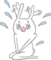 Sweetie birdie rabbit sticker #6598243