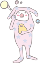 Sweetie birdie rabbit sticker #6598258