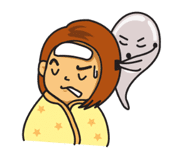 ghost Love head sticker #6598450