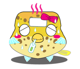 Cutie kids Boxfish sticker #6598592