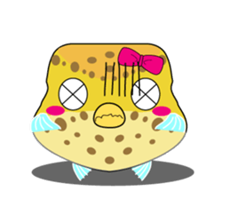 Cutie kids Boxfish sticker #6598593