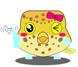 Cutie kids Boxfish sticker #6598608