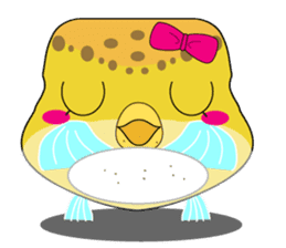 Cutie kids Boxfish sticker #6598610
