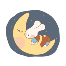 Butter Rabbit & Dragon Fish sticker #6598692